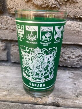 Vintage Centennial Canadian Glass GREEN